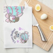 Linge De Cuisine J'Aime Pâques ! Lapin de Pâques (Quart Plié)