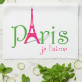 Linge De Cuisine J'aime Paris (Plié)