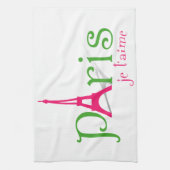 Linge De Cuisine J'aime Paris (Vertical)