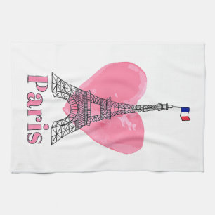 Linge De Cuisine J'aime Paris Tour Eiffel France Cadeau