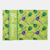 Linge De Cuisine J'aime Pickleball green (Horizontal)