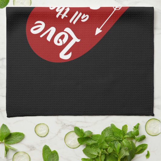 Linge De Cuisine J'aime toutes les petites choses design (Plié)