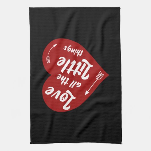 Linge De Cuisine J'aime toutes les petites choses design (Vertical)