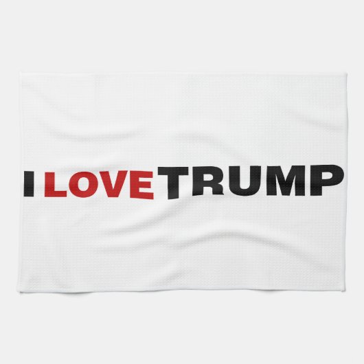 Linge De Cuisine J'aime Trump (Horizontal)