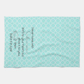 Linge De Cuisine Jamais Mess with Southern Women Aqua Custom Kitche (Horizontal)