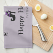 Linge De Cuisine Jambes De Sorcière Violette Avec Un Casquette Et A (Quart Plié)