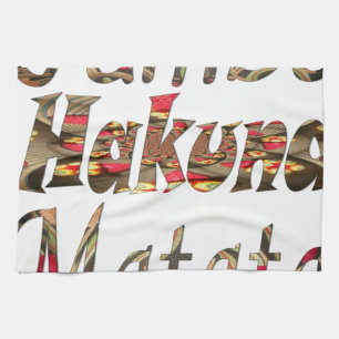 Linge De Cuisine Jambo ! Hakuna Matata