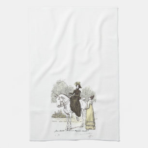 Linge De Cuisine Jane on Horseback - Jane Austen Pride & Prejudice
