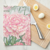 Linge De Cuisine Janvier Fleur de naissance Chrysanthème (Quart Plié)