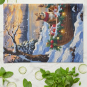 Linge De Cuisine Japanese Chin Christmas Boat Holiday (Plié)