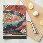 Linge De Cuisine Japanese Frog Ramen Ukiyo-e Aesthetic Gift (Quart Plié)