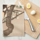 Linge De Cuisine Japonais Asiatique Koson Bird Chickadee Songbird (Quart Plié)