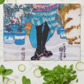 Linge De Cuisine Japonais Bonsai Master, Kuniyoshi, Ukiyo-e (Plié)