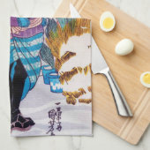 Linge De Cuisine Japonais Bonsai Master, Kuniyoshi, Ukiyo-e (Quart Plié)