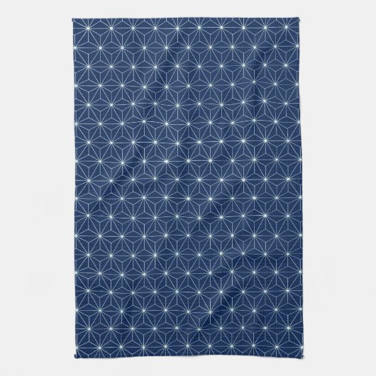 Linge De Cuisine Japonais Indigo Blue (Vertical)