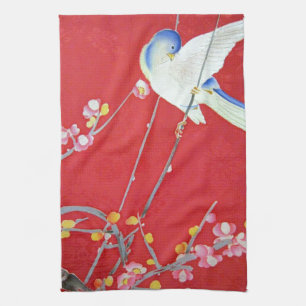 Linge De Cuisine Japonais KIMONO Textile, Bluebird