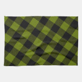 Linge De Cuisine Jardin à carreaux vert Buffalo (Horizontal)