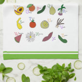 Linge De Cuisine Jardin Alphabet (Plié)