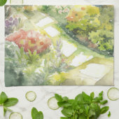 Linge De Cuisine Jardin anglais (Plié)