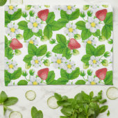 Linge De Cuisine Jardin aux fraises (Plié)