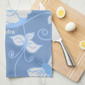 Linge De Cuisine Jardin Bleu (Quart Plié)
