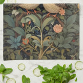 Linge De Cuisine Jardin botanique de deux mignons bébés oiseaux (Plié)