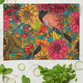 Linge De Cuisine Jardin d'automne 3 (Plié)