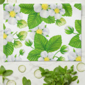 Linge De Cuisine Jardin de fraises 2 (Plié)