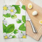 Linge De Cuisine Jardin de fraises 2 (Quart Plié)