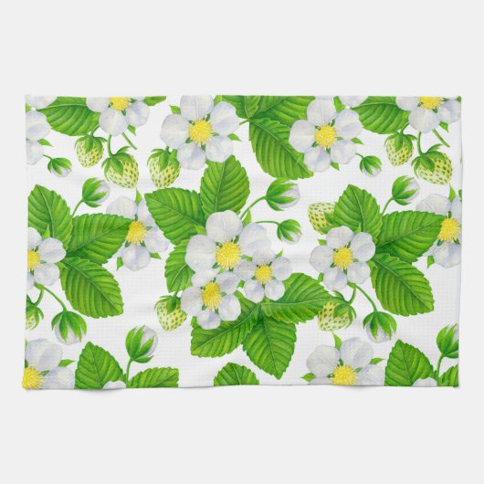 Linge De Cuisine Jardin de fraises 2 (Horizontal)