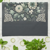 Linge De Cuisine Jardin de nœuds de trèfle chuchoté (Plié)