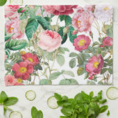 Linge De Cuisine Jardin de printemps Vintage Rose (Plié)