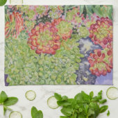 Linge De Cuisine Jardin de succulentes (Plié)