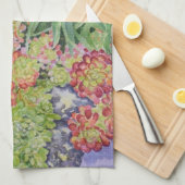 Linge De Cuisine Jardin de succulentes (Quart Plié)