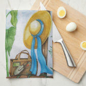 Linge De Cuisine Jardin de Sunflower (Quart Plié)