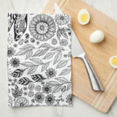 Linge De Cuisine Jardin des libellules (Quart Plié)