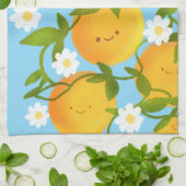 Linge De Cuisine Jardin des Oranges d'été (Plié)