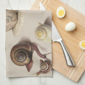 Linge De Cuisine Jardin d'escargots Animaux de compagnie Gastropod  (Quart Plié)