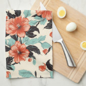 Linge De Cuisine Jardin du corail (Quart Plié)