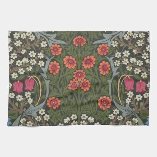 Linge De Cuisine Jardin Fleur Classique de Prunellier de William Mo (Horizontal)