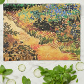 Linge De Cuisine Jardin fleuri avec chemin par Vincent van Gogh (Plié)