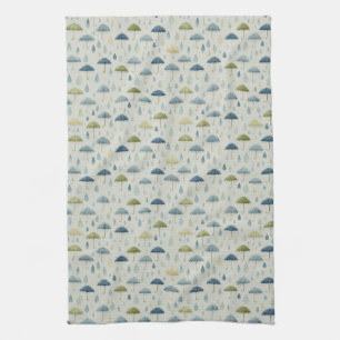 Linge De Cuisine Jardin Floral de Pluie Serein (4)