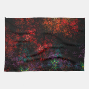 Linge De Cuisine Jardin foncé fractal