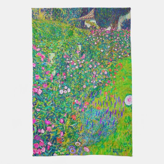 Linge De Cuisine Jardin Italien, Gustav Klimt (Vertical)