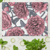 Linge De Cuisine Jardin rose (Plié)