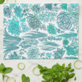 Linge De Cuisine Jardin succulent (Plié)