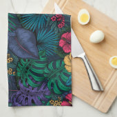 Linge De Cuisine Jardin tropical (Quart Plié)