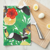 Linge De Cuisine Jardin tropical (Quart Plié)