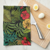 Linge De Cuisine Jardin tropical (Quart Plié)