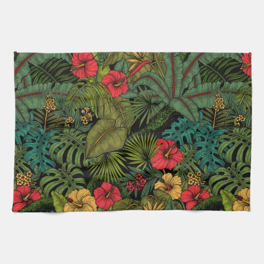Linge De Cuisine Jardin tropical (Horizontal)